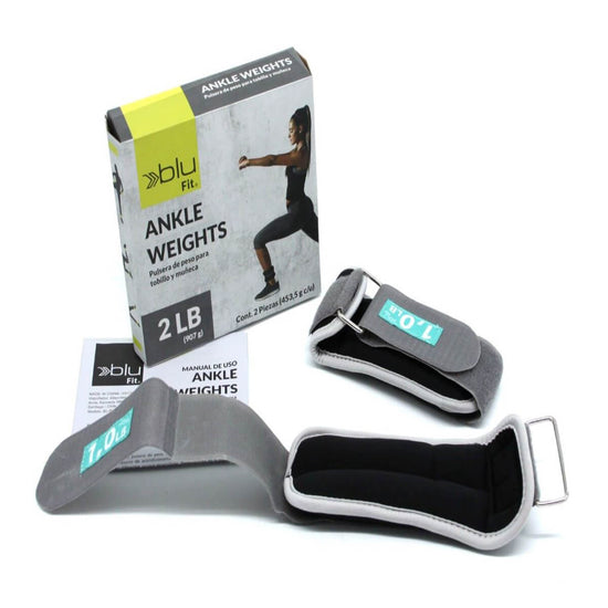 Peso Tobillo Muñeca Neopren 2 libras (par)