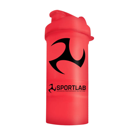 Shaker SportLab 3 Layers (400 cc) Rojo Neón