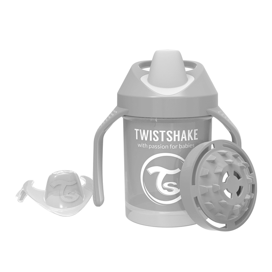 Vaso Twistshake Mini Cup 230ml 4+m Gris Pastel