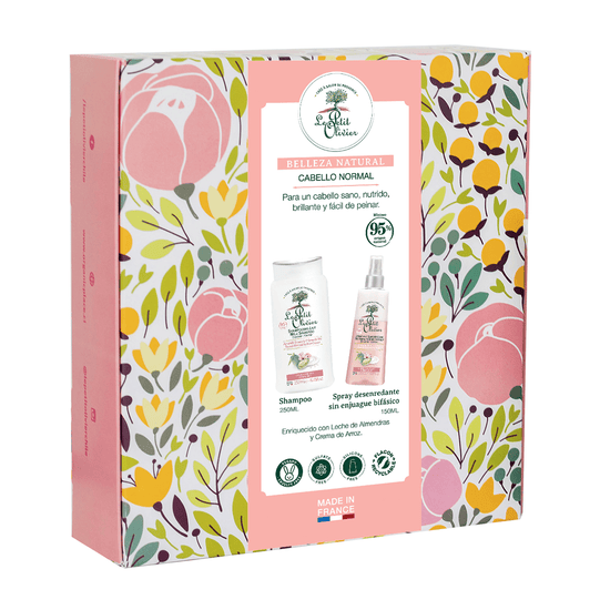 Pack Almendra Shampoo y Spray desenredante Cabello NORMAL