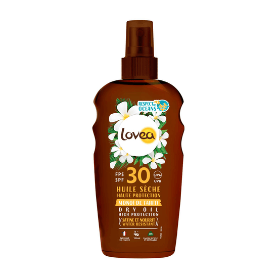 Spray Aceite Seco Monoi SPF30 200ml, Lovea