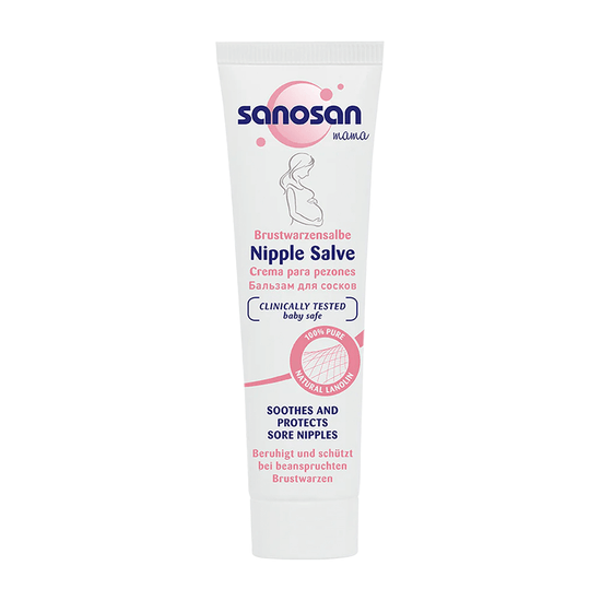 CREMA PARA PEZONES 100% LANOLINA SANOSAN 30ML