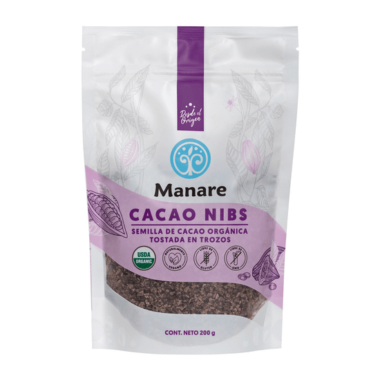 Cacao Orgánico Nibs (200 gr)