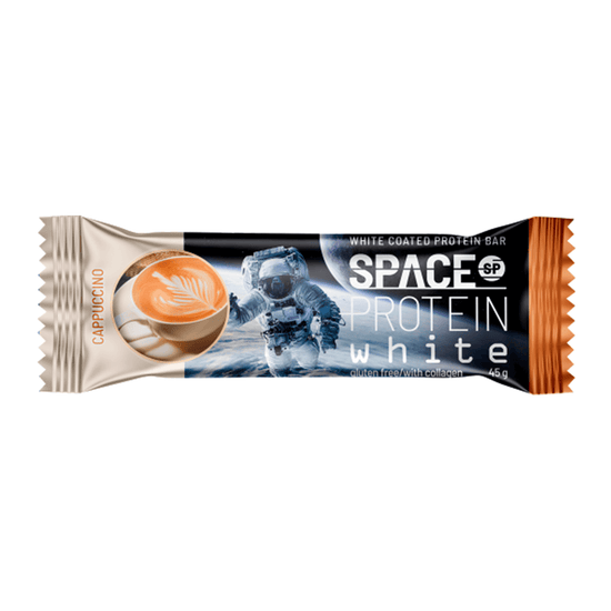 BARRA PROTEINA WHITE 45 G, SPACE PROTEIN