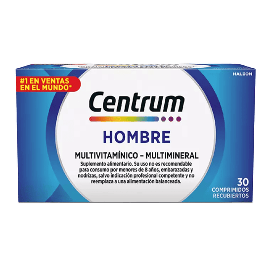 Centrum Hombre 30 Comprimidos Recubiertos