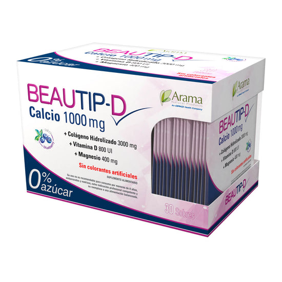 Beautip + D, Nutricosmético (30 sachets 7 gr) - Colageno hidrolizado