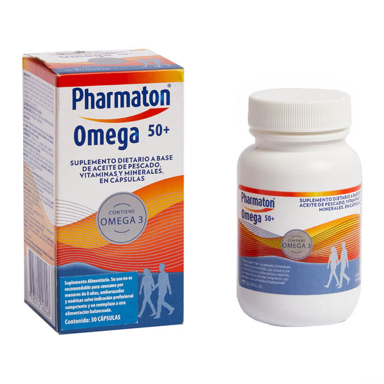 Pharmaton Omega 50+ (30 caps) - Multivitamínicos