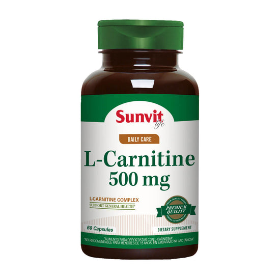L-Carnitine 500 mg, Aminoácidos (60 caps)
