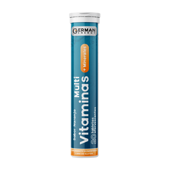 Multivitaminas + Minerales 20 tabletas efervescentes, German Energy