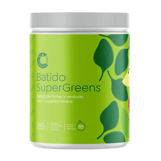 BATIDO SUPERGREENS ORIGINAL 360Grs. CASCARA FOODS